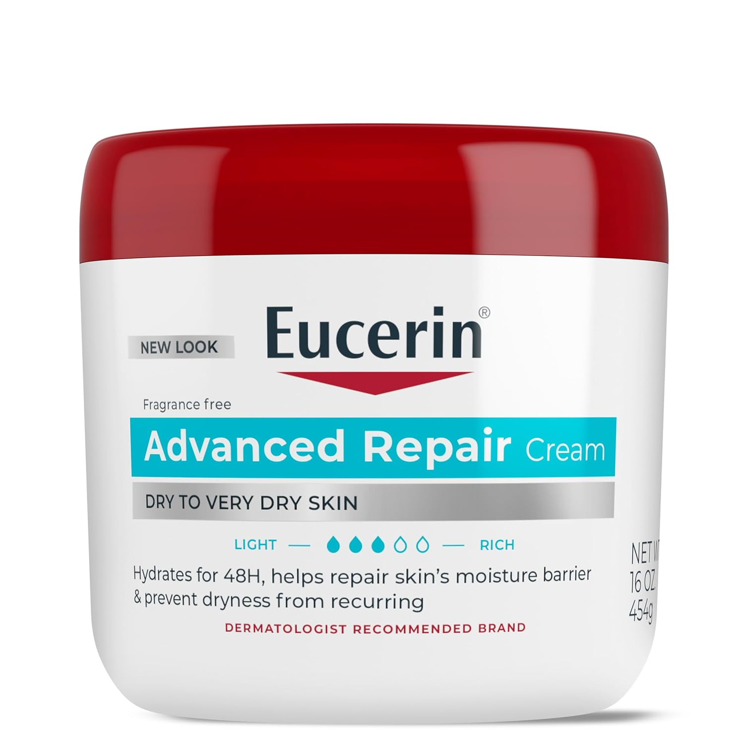 Eucerin Eucerin Advanced Repair Body Cream with Urea, 16 oz, Body Moisturizer for Dry Skin with Triple Moisturizing Complex