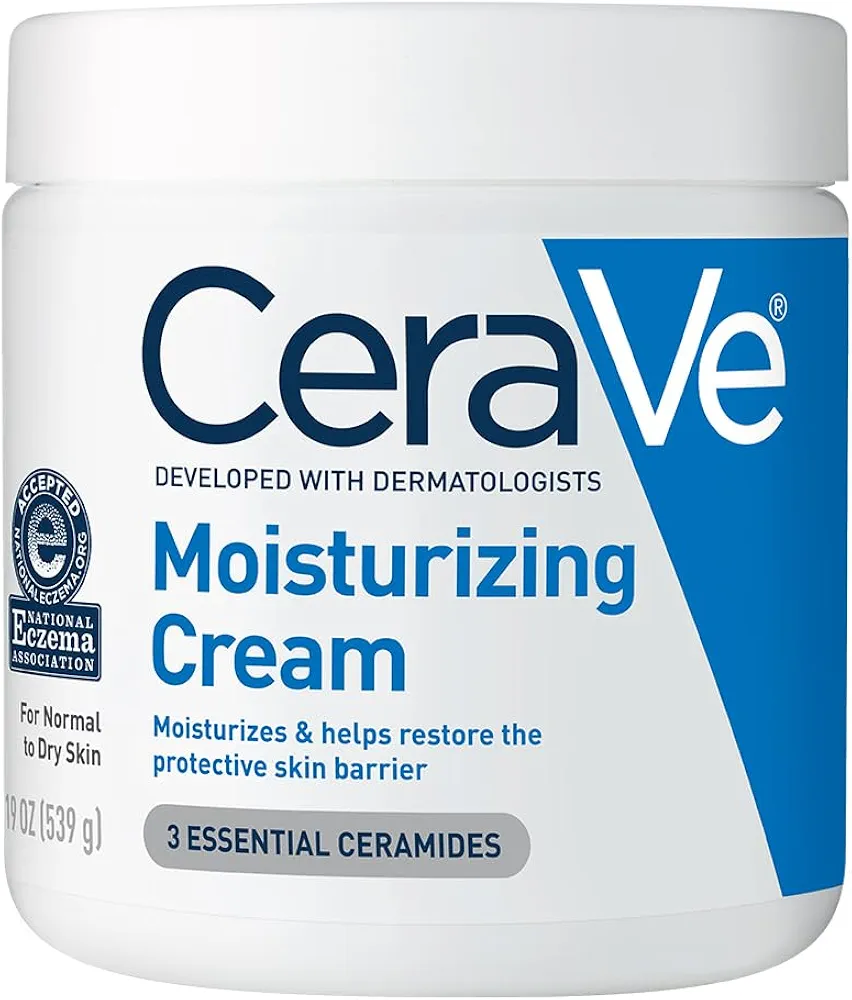 CeraVe CeraVe Moisturizing Cream, Face Moisturizer & Body Cream with Hyaluronic Acid and Ceramides, 19 oz